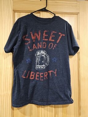Mens Sweet Land of Libeerty 4th Of July Graphic Tee Humor Patriotic Large